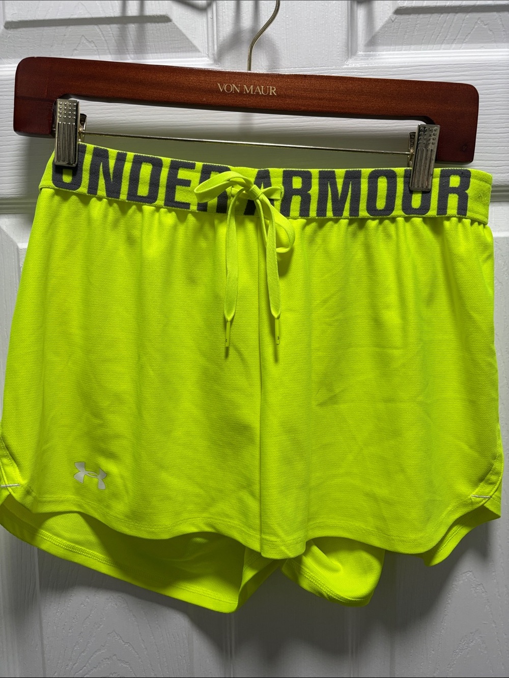 Under Armour Women’s Neon Yellow Athletic Training Shorts